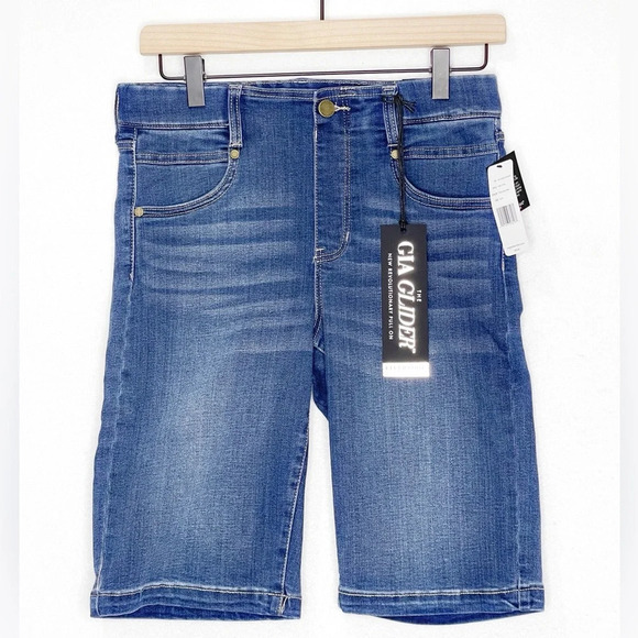 Liverpool Pants - Liverpool Gia Glider Cruiser Jean Shorts Size 29/8 Highland Park Wash LM9137F86